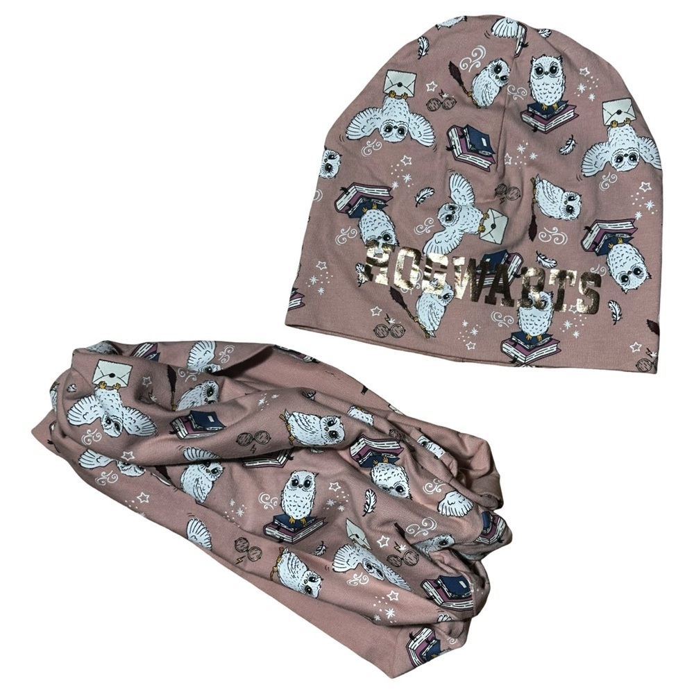 H&M x Harry Potter Pink Pink Hat & Scarf Set